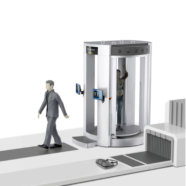 众多毫米波检测安检门应用在机场金属探测安检门