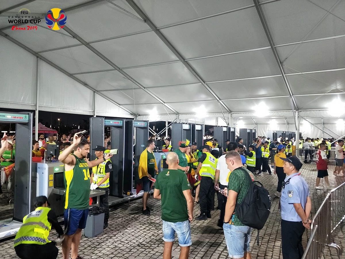 2019篮球世界杯采用守门神安检机安检门等安检设备